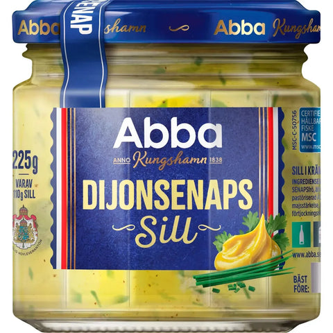 Abba Dijonsenapssill - Dijon mustard herring 225g