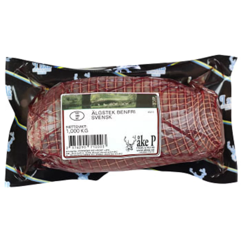 Åke P Fågel & Vilt Älgstek - Frozen Roast of Moose approx. 1,2 kg-Swedishness