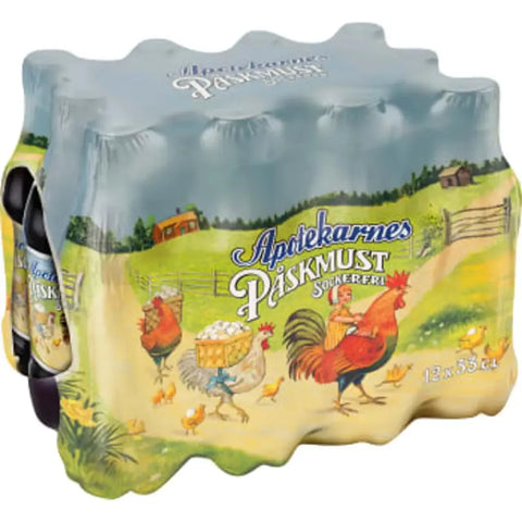 Apotekarnes Påskmust 12 pack - Easter Soda 12x33 cl-Swedishness