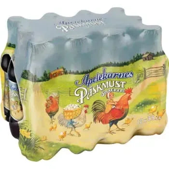 Apotekarnes Sockerfri Påskmust 12 pack - Light Easter Soda 12x33 cl-Swedishness