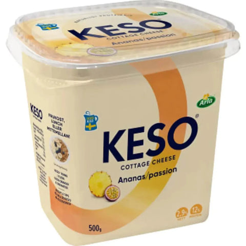 Arla Keso Ananas Passion 2,9% - Cottage Cheese Pineapple Passion - 500 g-Swedishness