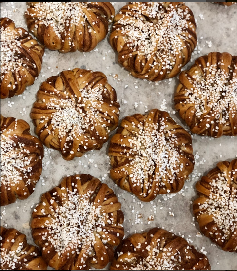 BAK 4 pack Kanelbulle - Cinnamon buns 4p - Fresh Frozen - 440g-Swedishness