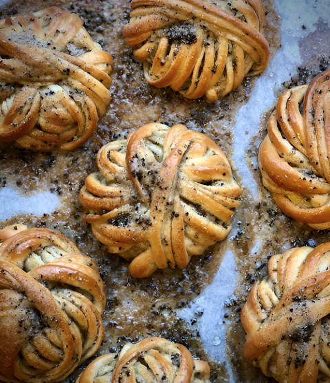 BAK 4 pack Kardemummabulle - Cardamom Buns 4p - Fresh Frozen - 440g-Swedishness