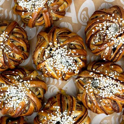 BAK 4 pack Kanelbulle - Cinnamon buns 4p - Fresh Frozen - 440g-Swedishness