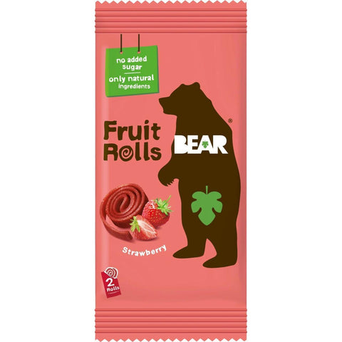 BEAR Fruktrullar Jordgubb - Fruit rolls Strawberry - 20g-Swedishness