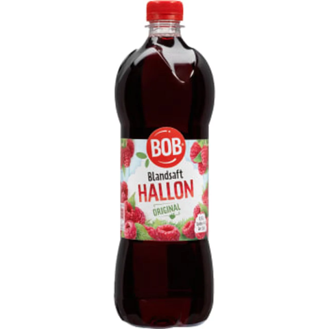 BOB Blandsaft Hallonsaft - Raspberry Cordial 95 cl-Swedishness