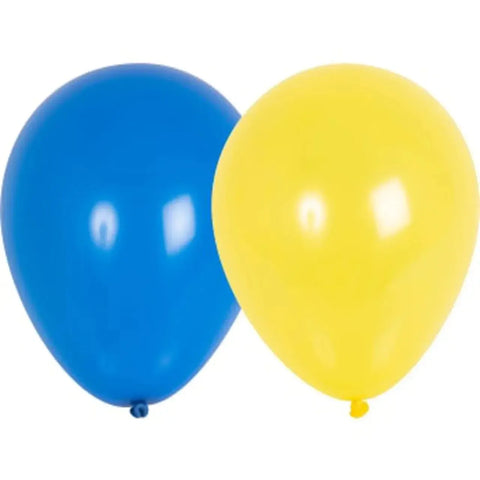 Ballong Blå/Gul 8-p - Balloon Blue/Yellow 8-p-Swedishness