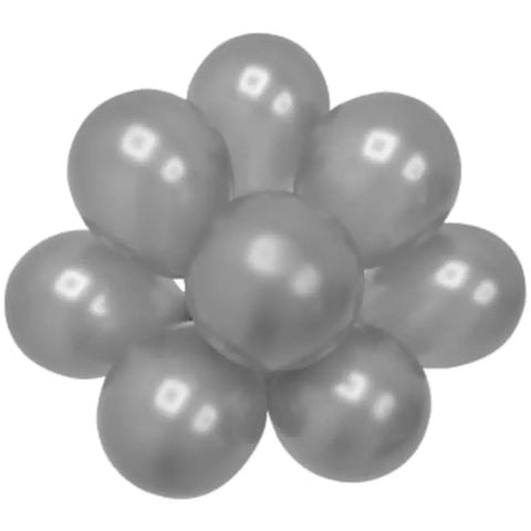 Ballong Silver 23cm 8-p - Balloon Silver 23cm 8-p-Swedishness