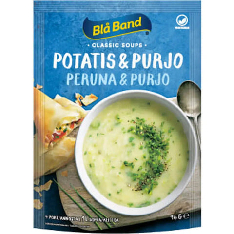 Blå Band Potatis & Purjolökssoppa - 10 dl - Potato & leek soup , 4 portions - 1 l-Swedishness