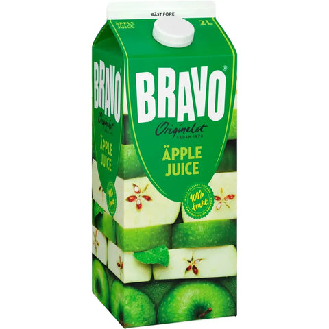Bravo Äpplejuice - Apple juice - 2l-Swedishness
