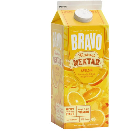 Bravo Nektar Apelsin - Nectar Orange juice - 1,75l-Swedishness