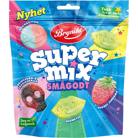 Brynild Godispåse Supermix Smågodt - Supermix Small Candy - 220g-Swedishness