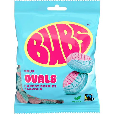 Bubs Godispåse Forest Berries Ovals - Candy bag Forest Berries Ovals - 175g-Swedishness