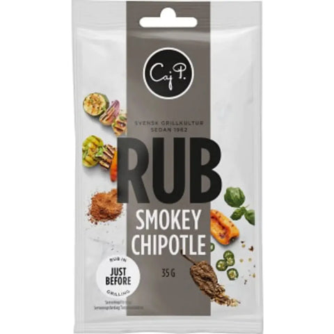 Caj P Rub Smoke Chipotle - 35g-Swedishness