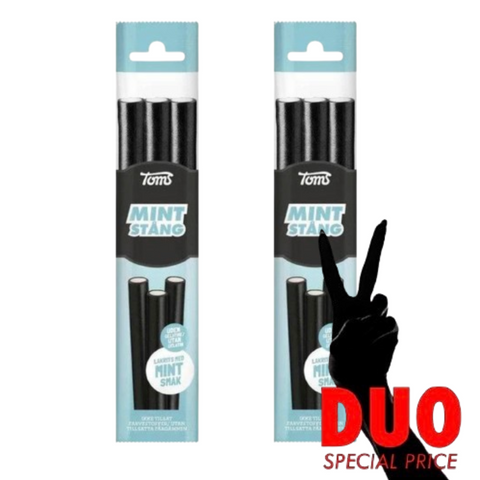 DUO 3-pack Toms Pingvinstång Lakrits/Mint- Mint & Licorice Candy 3p 75g X 2-Swedishness