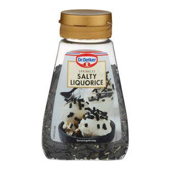 Dr Oetker Saltlakrits Strössel - Salty Liquorice Sprinkles 90g-Swedishness