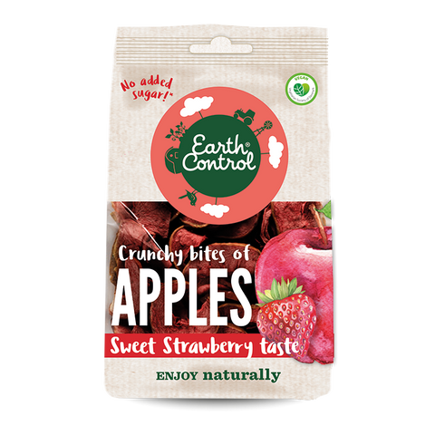 EARTH CONTROL Apple Bites Strawberry flavour - 55g-Swedishness