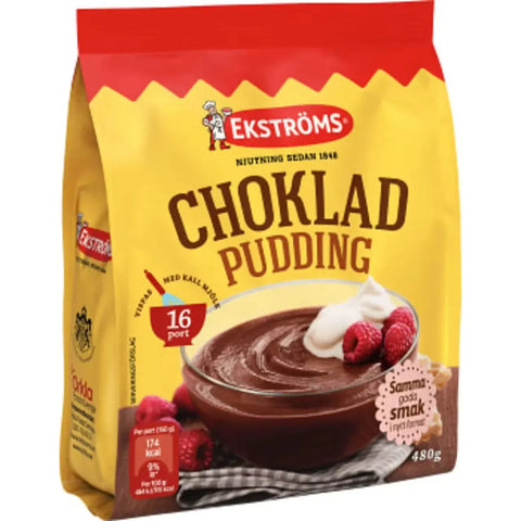 Ekströms Chokladpudding - Chocolate Pudding Powder 480g 16 portions-Swedishness