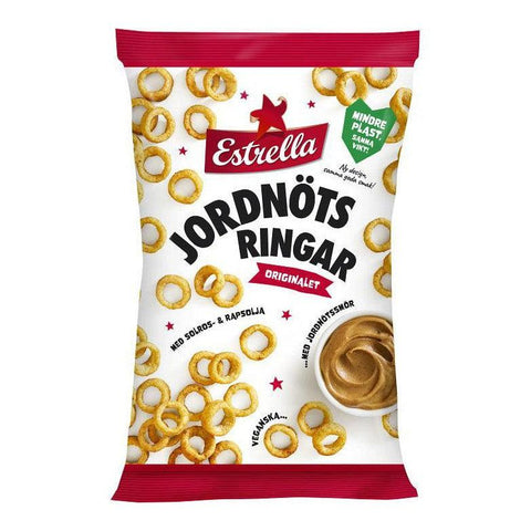 Estrella Jordnötsringar - Peanut Rings 250 g-Swedishness