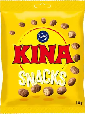Fazer Chokladpuffar Kina Gul Snacks - 180 g-Swedishness