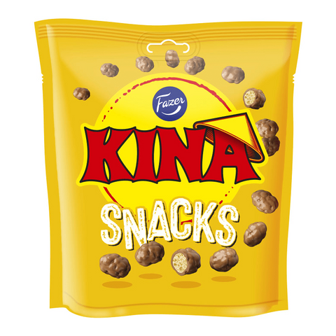Fazer Chokladpuffar Kina Gul Snacks - 180 g-Swedishness
