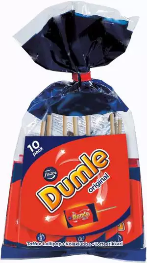 Fazer Dumleklubbor - Dumle lollipops 10 p-Swedishness