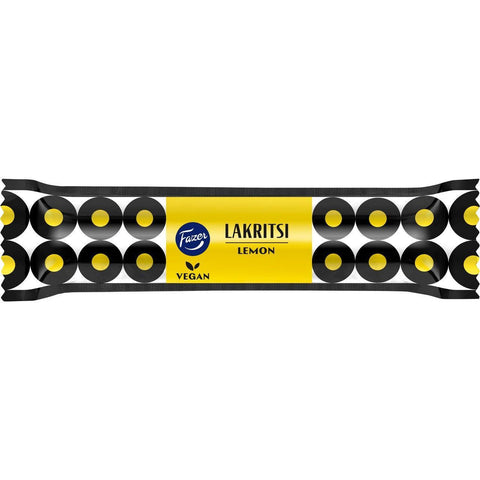 Fazer Godisstänger Lakritsi Lemon stång - Candy bars Licorice Lemon bar - 20g-Swedishness