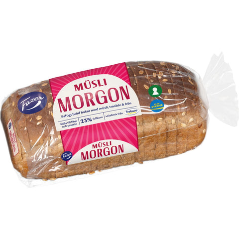 Fazer Müslimorgon Fullkornsbröd – Müslimorgon Wholegrain Bread - 600g-Swedishness
