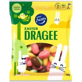 Fazer Påsk Drageé - Easter Drageé 180g-Swedishness