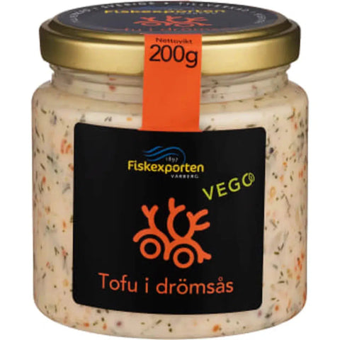 Fiskexportens Tofu i drömsås - Tofu in dream sauce - 200g-Swedishness