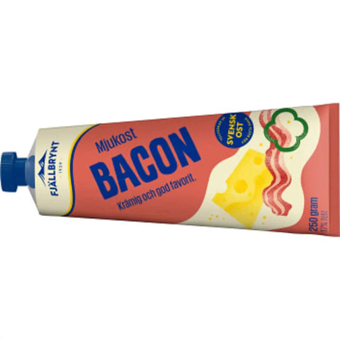 Fjällbrynt Baconost 18% - Bacon cheese - 250 g-Swedishness