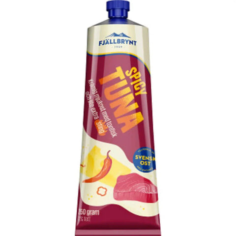 Fjällbrynt Mjukost Spicy Tuna - Soft cheese Spicy Tuna - 250 g-Swedishness