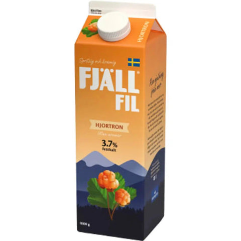 Fjällfil Fil Hjortron 3,7% - Swedish Yogurt 1l-Swedishness