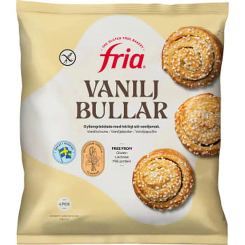 Fria Glutenfri Vaniljbulle - Gluten-free Vanilla Bun - 230g-Swedishness