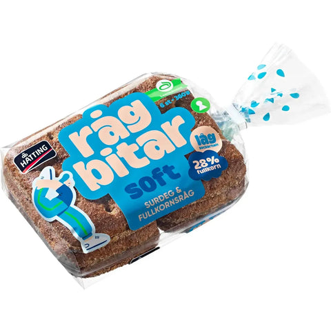 Hatting Rågbitar Soft - Rye Bits Soft Bread - 360g-Swedishness