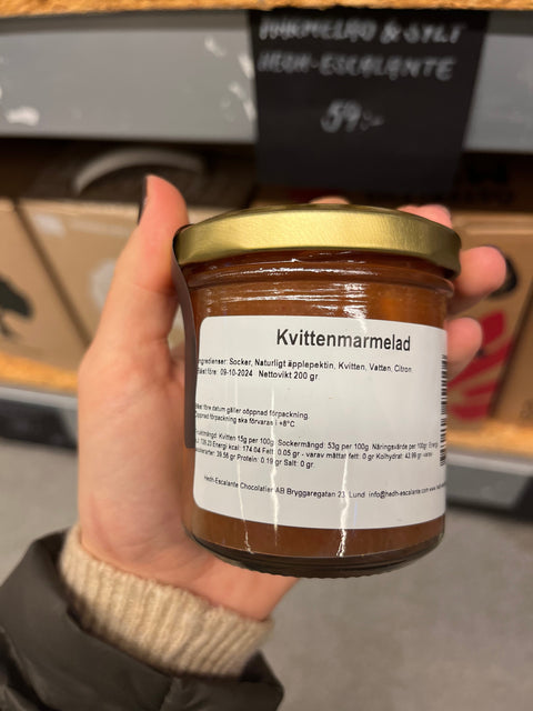 Hedh Escalante Kvitten marmelad - Quitten Marmelade 200 g-Swedishness