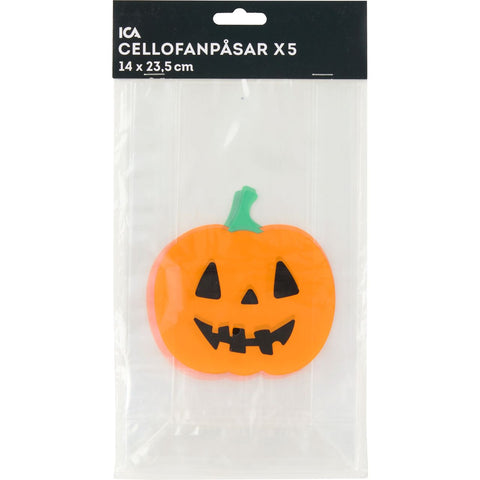 ICA Cellofanpåse Treat – Treat Cellophane Bags - 14.5 × 23.5cm, 5-p-Swedishness