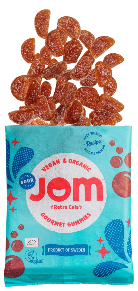 JOM Godis Sur Retro Cola EKO, Vegan and Glutenfree - RETRO COLA 70g-Swedishness
