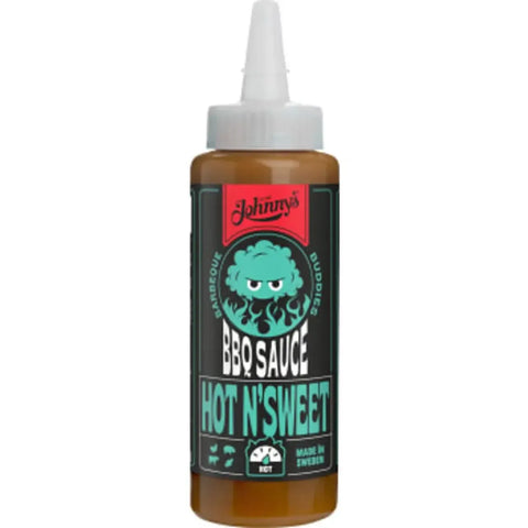 Johnnys Sås BBQ Hot n Sweet - BBQ Sauce Hot n Sweet - 310g-Swedishness