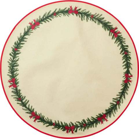 Julgransmatta m Krans - Christmas tree carpet 1m Wreath-Swedishness