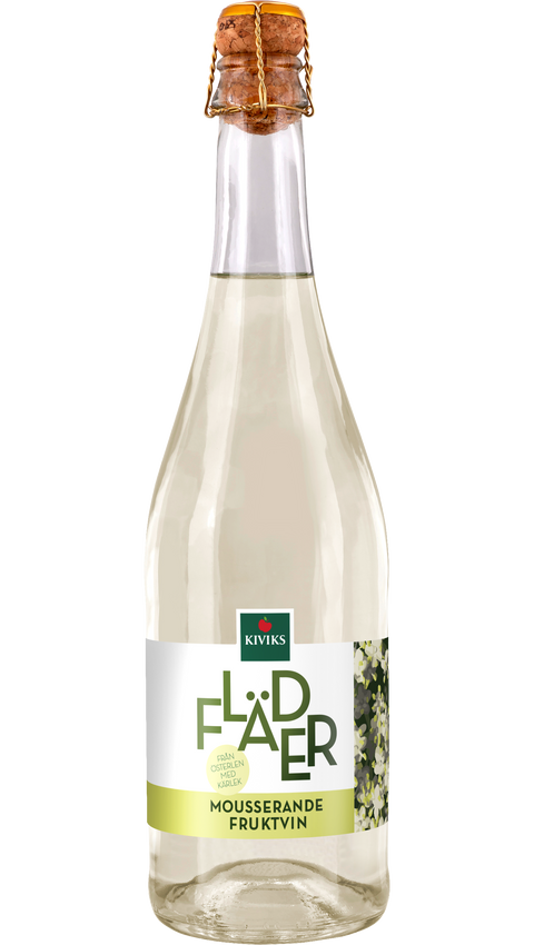 Kiviks Musteri Mousserande Fläderblomsvin - Sparkling Elderflower Wine 0,5% 75 cl-Swedishness