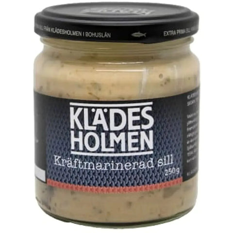 Klädesholmens Kräftmarinerad Sill - Crayfish-marined Herring 250g-Swedishness