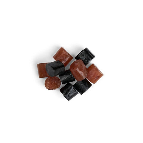 Kolsvart LAKRITS Salt + Hallon - Salty + Raspberry Licorice 120g-Swedishness