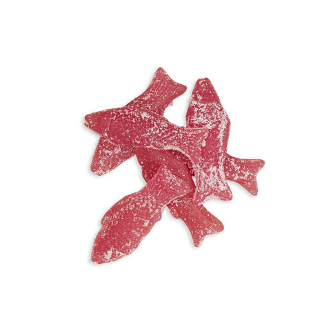 Kolsvart Sur Röding Hallon - Sour raspberry Candyfish 120 g-Swedishness