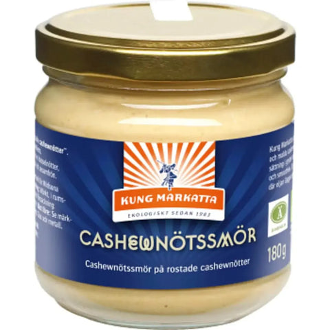 Kung Markatta Cashewnötssmör EKO - Cashew nut butter - 180g-Swedishness