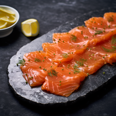 Kungälv Rökeri Gravad Lax Skivad - Cold Cured Salmon 200 g-Swedishness