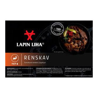 Lapin Liha Renskav - Frozen Reindeer Meat 240 g-Swedishness