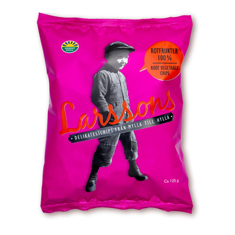 Larssons Chips Rotfrukter - Turnips 125 g-Swedishness