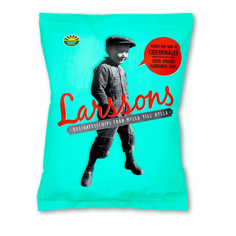 Larssons Chips Vinäger - Applecider vinegar 125 g-Swedishness