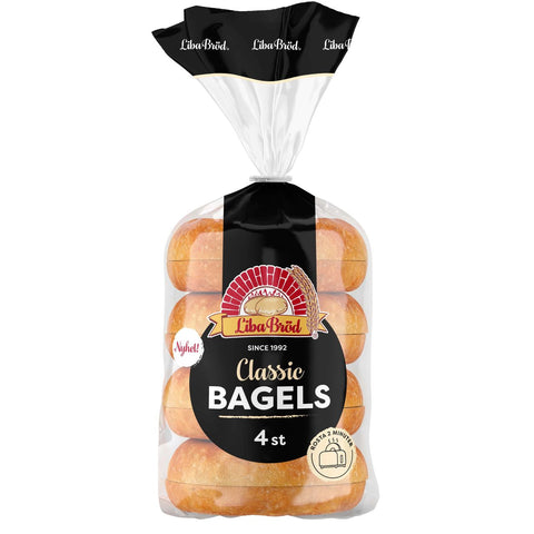 Liba Bröd Bagels Classic – Classic Bagels - 300g-Swedishness